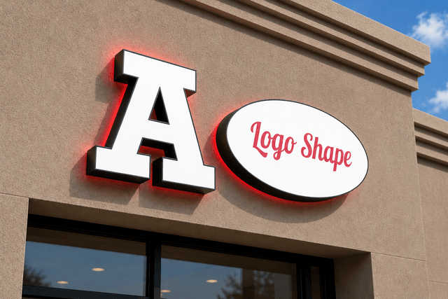Face & Halo Lit Channel Letters & Logo Signs day view