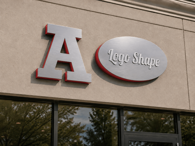 Fabricated Metal Letters & Logo Signs day view