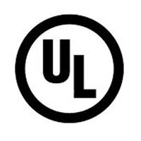 Close-up of a UL label on a SignMonkey electric sign