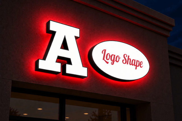 Face & Halo Lit Channel Letters & Logo Signs night view