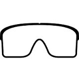 Safety glasses reminder for drilling installation holes